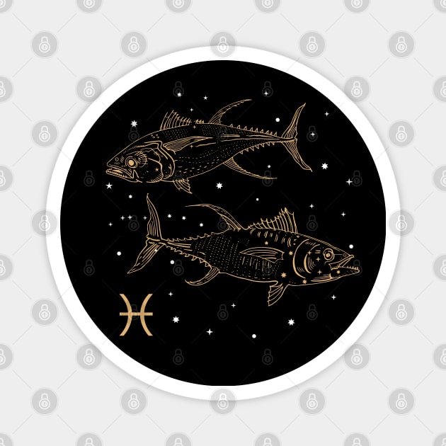 Pisces, A Zodiac Sign Test Magnet by Happy Lime